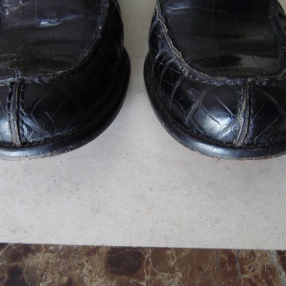 mezlan genuine ALLIGATOR shoes mens size 10 vanderbill? idk - Picture 6 of 12